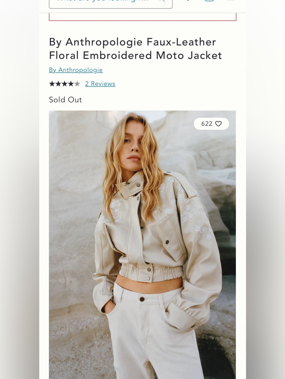 Anthropologie Embroidered Bomber Jacket